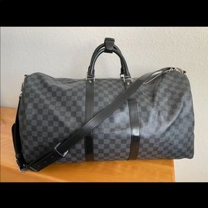 Louis Vuitton Keepall Bandouliere 55 Duffle Bag
